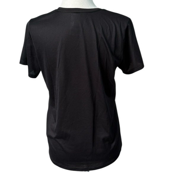 The North Face Flash Dry Black Short Sleeve Tee White Logo Size Medium - Picture 4 of 11